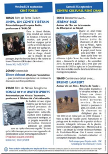 Jacqueline Ursch présente les Journées Grands Voyageurs du 24 et 25 septembre à Digne Jacqueline Ursch présente les Journées Grands Voyageurs du 24 et 25 septembre à Digne