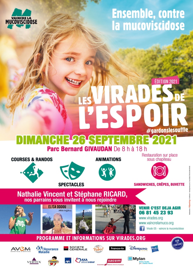 L’espoir passe par les Virades ce dimanche à Gap L’espoir passe par les Virades ce dimanche à Gap