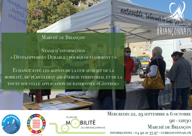 La Semaine Européenne du Développement Durable se poursuit dans le Briançonnais La Semaine Européenne du Développement Durable se poursuit dans le Briançonnais
