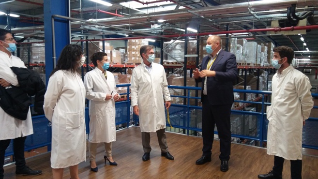 La préfète Violaine Démaret visite le siège de L’Occitane La préfète Violaine Démaret visite le siège de L’Occitane