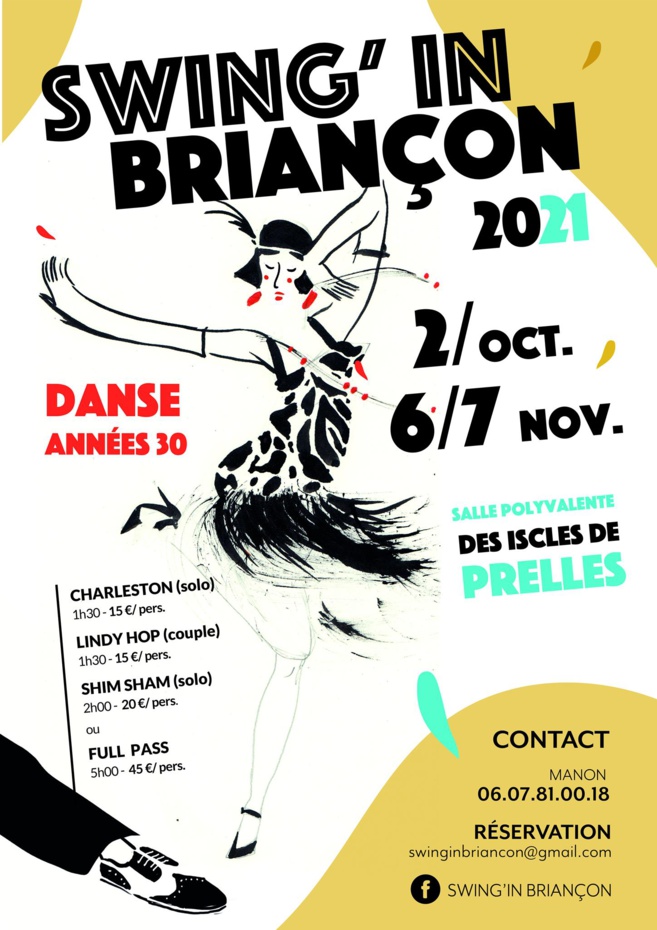 Swing in Briançon le 6 et 7 novembre prochain Swing in Briançon le 6 et 7 novembre prochain