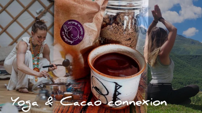 Du yoga Autrement avec la CéRéMONIE DU CACAO Du yoga Autrement avec la CéRéMONIE DU CACAO
