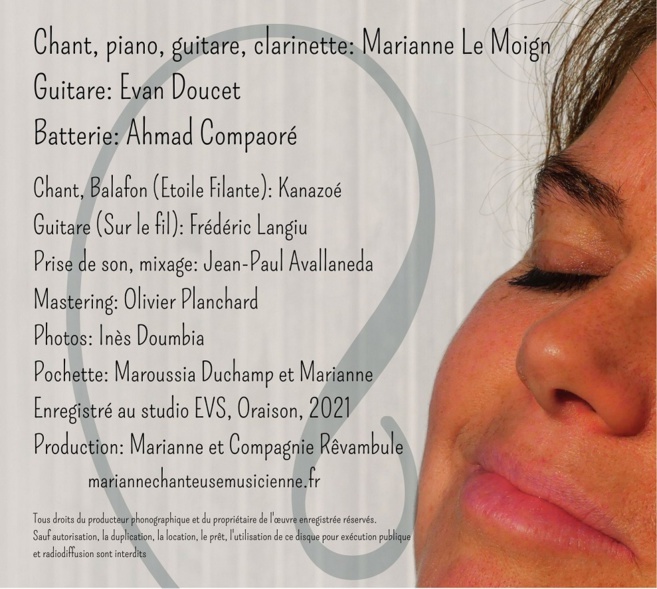 Portrait d'artiste : Marianne sur le fil Portrait d'artiste : Marianne sur le fil