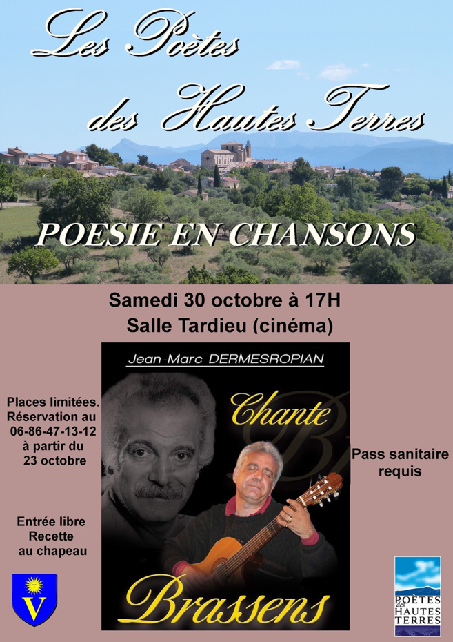 Concert hommage à Brassens à Valensole Concert hommage à Brassens à Valensole