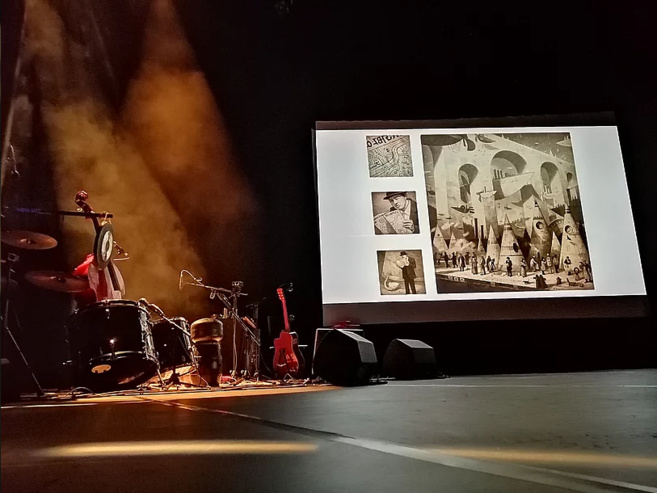 "Là où vont nos pères": un spectacle BD-concert "Là où vont nos pères": un spectacle BD-concert