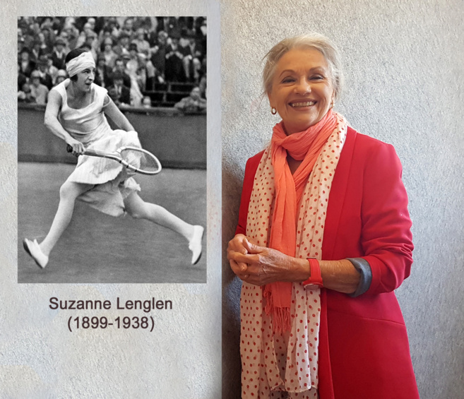 Suzanne Lenglen et Jacqueline Hennegrave Suzanne Lenglen et Jacqueline Hennegrave