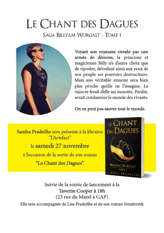 Journée dédicace et vernissage pour Sandra Pradeilhe Journée dédicace et vernissage pour Sandra Pradeilhe