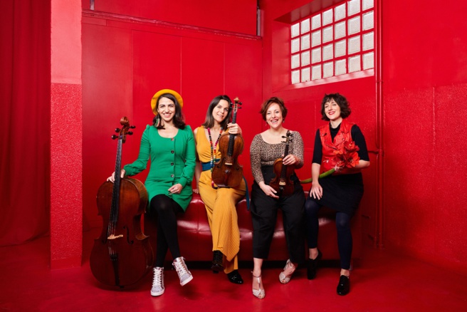 Quatuor Zaïde, c'est ce soir au TDB ! Quatuor Zaïde, c'est ce soir au TDB !