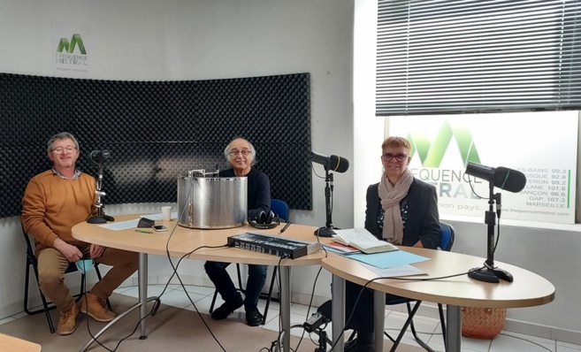 Guy Monbel, François Malabave et Noëlle Dupas Guy Monbel, François Malabave et Noëlle Dupas