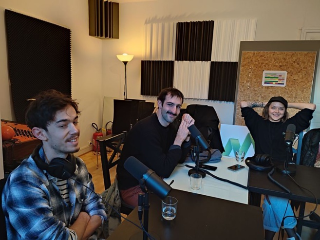 Thibault Trincklin, Rémi Bernard, Capucine Trotobas ©Lucas Bouiller Stakkato Thibault Trincklin, Rémi Bernard, Capucine Trotobas ©Lucas Bouiller Stakkato