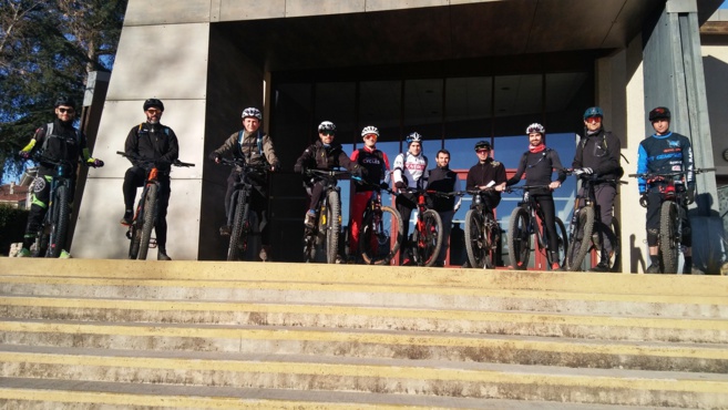 "Prépa sports" d’Aix-en-Provence en formation VTT à Gréoux "Prépa sports" d’Aix-en-Provence en formation VTT à Gréoux