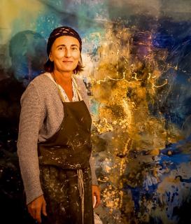 Portrait d'une artiste peintre : Catherine TARTANAC
