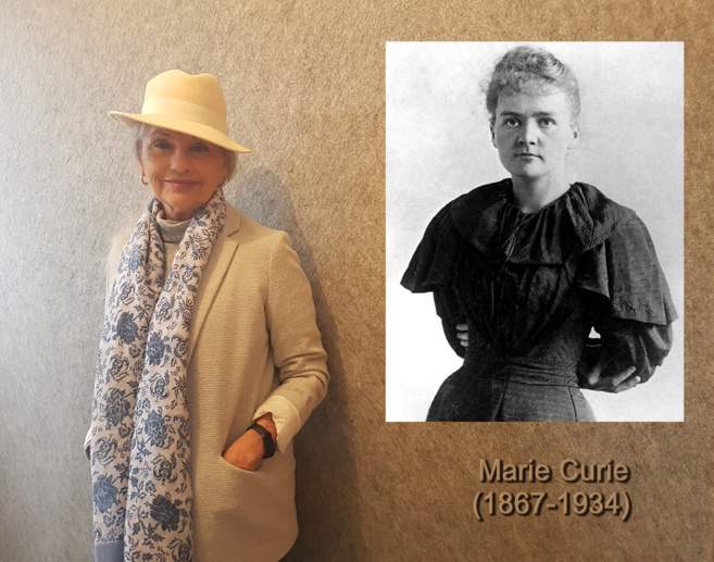 Jacqueline Hennegrave et Marie Curie Jacqueline Hennegrave et Marie Curie