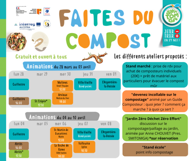 c'est partit pour la quinzaine du compostage ! c'est partit pour la quinzaine du compostage !