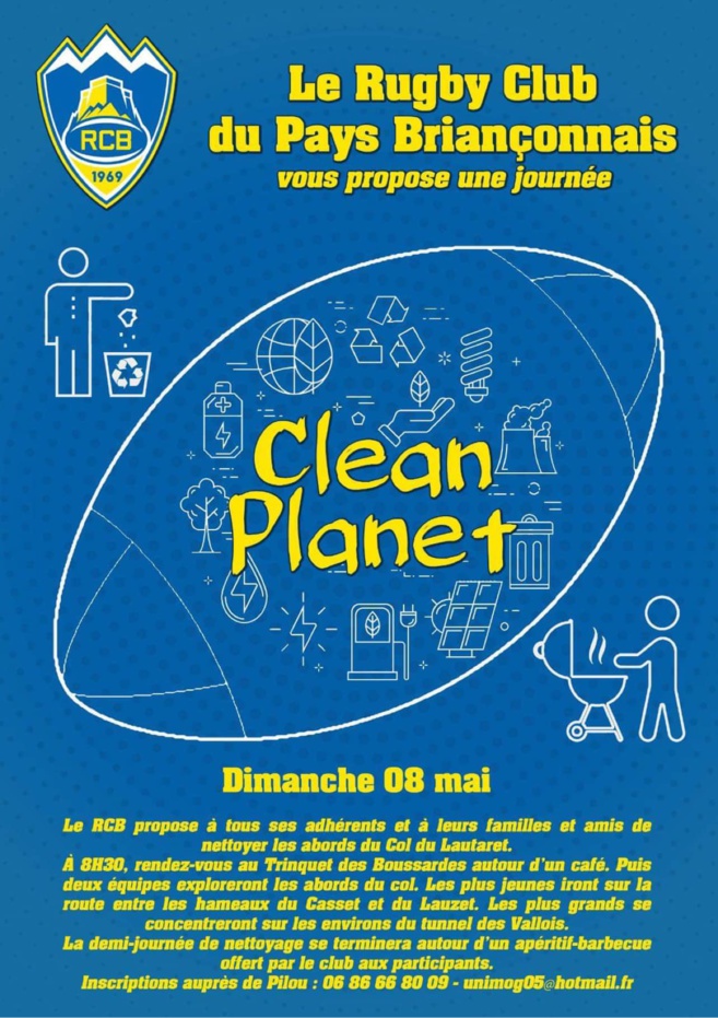 Opération clean planet ce dimanche pour le RCB Opération clean planet ce dimanche pour le RCB