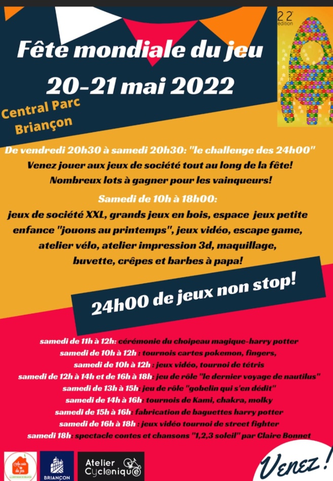 La fête mondiale du jeu, c'est ce week-end ! La fête mondiale du jeu, c'est ce week-end !