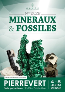 Le 24ème salon "Minéraux et Fossiles" de Pierrevert Le 24ème salon "Minéraux et Fossiles" de Pierrevert