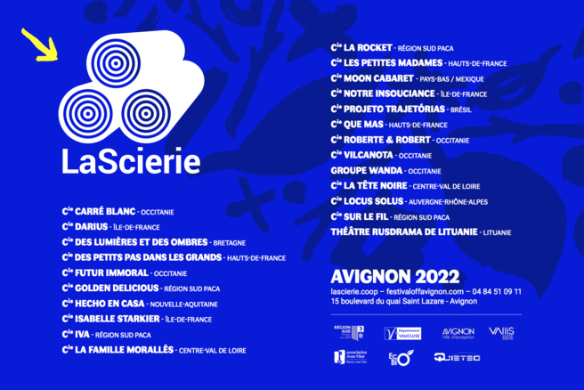 LaScierie dévoile sa programmation du OFF 2022 ! LaScierie dévoile sa programmation du OFF 2022 !