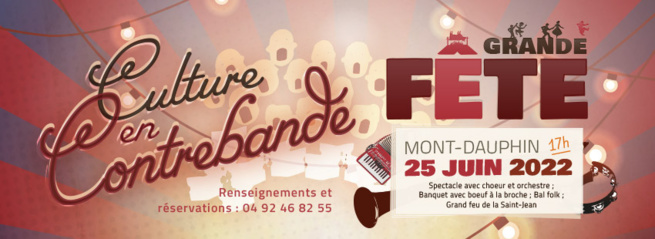 CULTURE EN CONTREBANDE : LA GRANDE FÊTE APPROCHE ! CULTURE EN CONTREBANDE : LA GRANDE FÊTE APPROCHE !