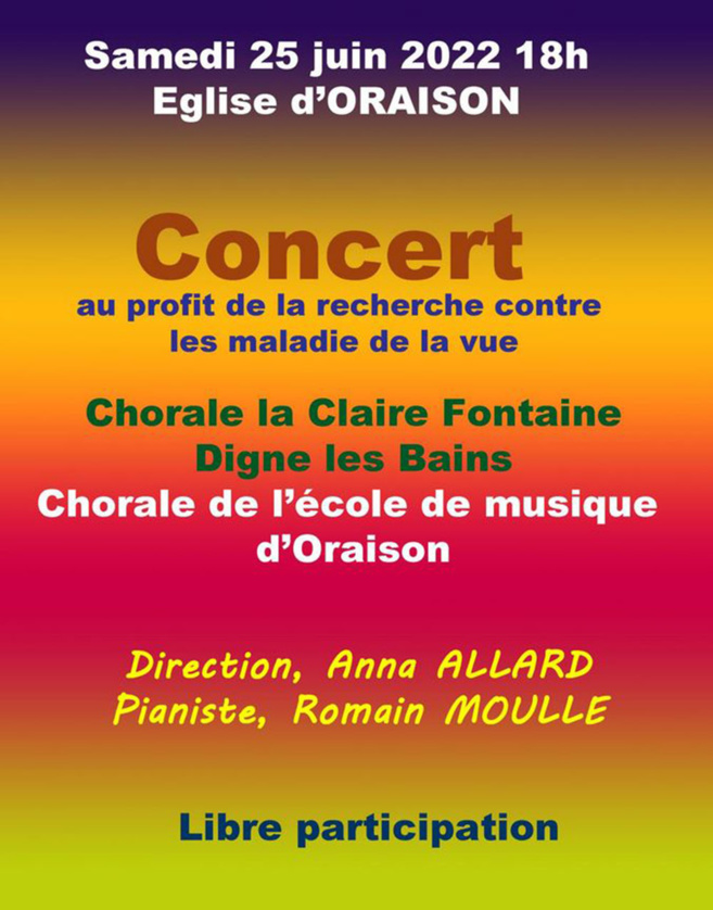 Un concert en faveur de l'Ukraine avec la Chorale de la claire fontaine Un concert en faveur de l'Ukraine avec la Chorale de la claire fontaine