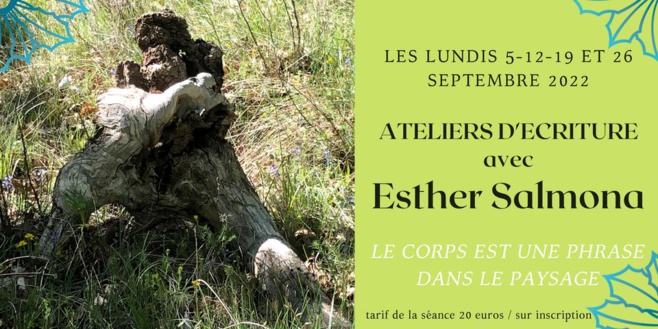 Des ateliers d'écriture avec Esther Salmona Des ateliers d'écriture avec Esther Salmona