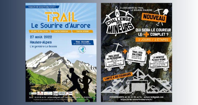 Le Trail Le sourire d’Aurore c'est bientôt Le Trail Le sourire d’Aurore c'est bientôt