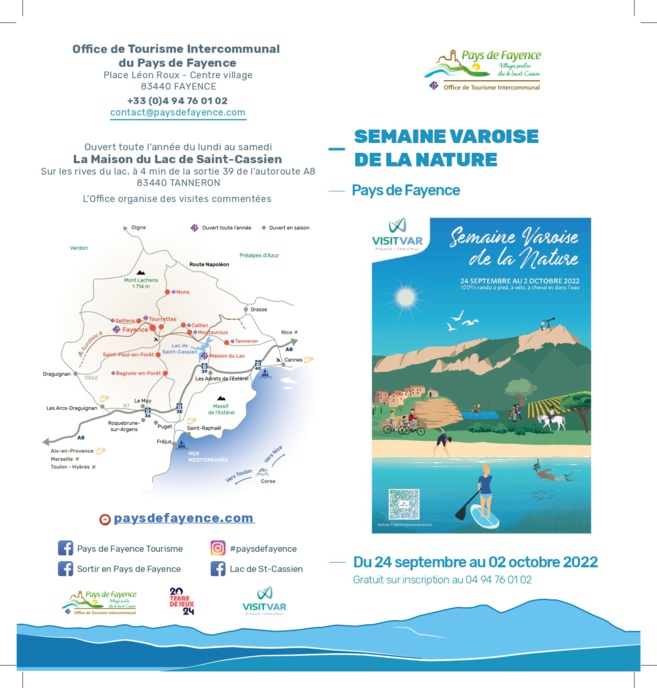 Var, le pays de Fayence propose la semaine de la nature Var, le pays de Fayence propose la semaine de la nature