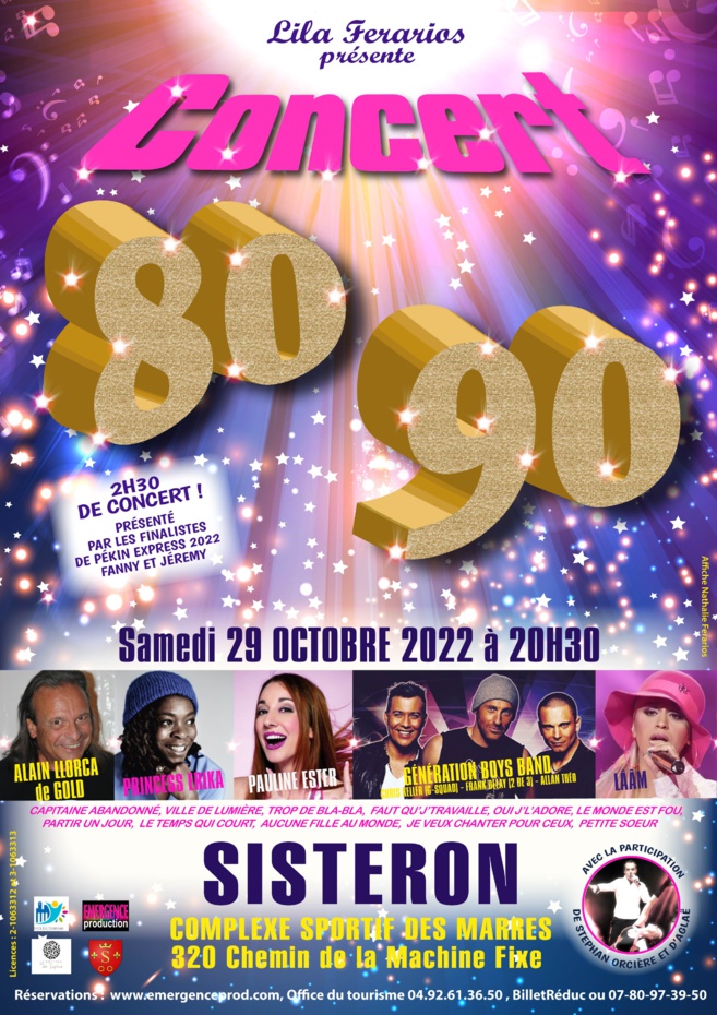 Nuit de folie ! Au son des années 80 à Sisteron. Nuit de folie ! Au son des années 80 à Sisteron.