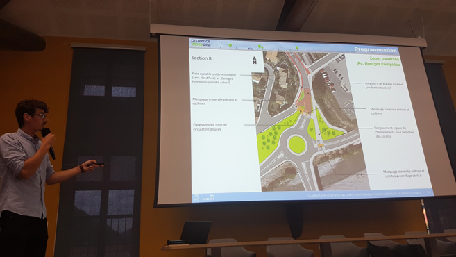 Digne : des voies cyclables aménagées et sécurisées Digne : des voies cyclables aménagées et sécurisées