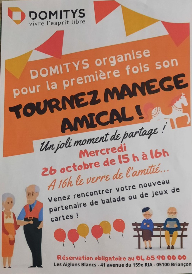 « tournez manège amical » à la résidence Domitys « tournez manège amical » à la résidence Domitys