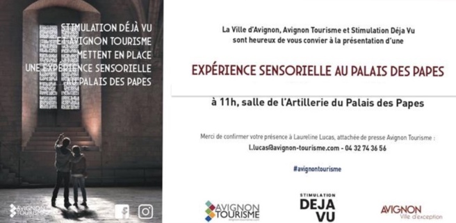 Une expérience sensorielle secrète au Palais des Papes... 1/3 Une expérience sensorielle secrète au Palais des Papes... 1/3