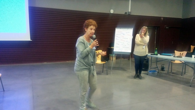 La déléguée de l'UNAFAM 04 Muriel Rochas a animé la journée La déléguée de l'UNAFAM 04 Muriel Rochas a animé la journée