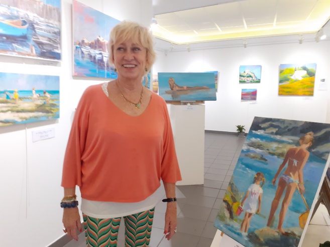 Cynthia Costello expose ses toiles à Sisteron