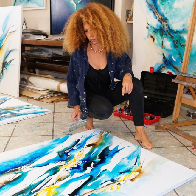 Rosario D’Espinay Saint-Luc ouvre son atelier d’Oraison Rosario D’Espinay Saint-Luc ouvre son atelier d’Oraison