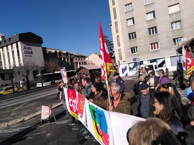 Une manifestation pour l’augmentation de tous les salaires avait lieu ce jeudi à Briançon Une manifestation pour l’augmentation de tous les salaires avait lieu ce jeudi à Briançon
