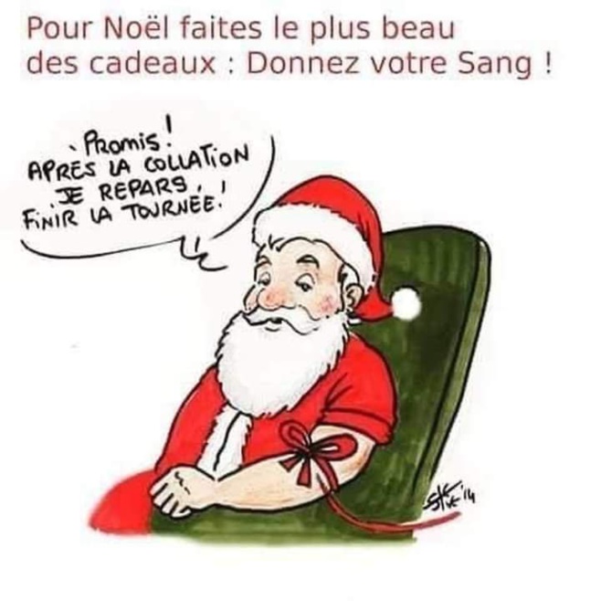 Pour finir l'année en bonté, donnez votre sang Pour finir l'année en bonté, donnez votre sang