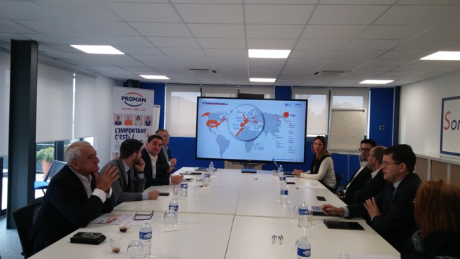 Le préfet Marc Chappuis en visite au siège de l’entreprise Proman Le préfet Marc Chappuis en visite au siège de l’entreprise Proman