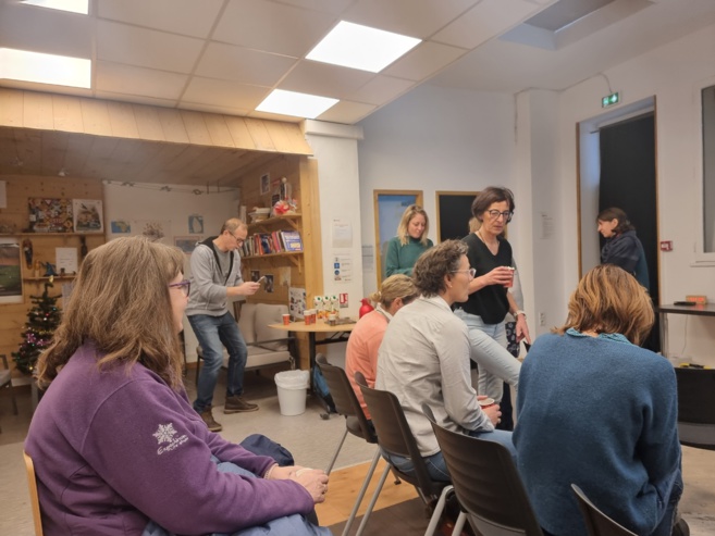 projection d'un film promotionel au GRETA projection d'un film promotionel au GRETA