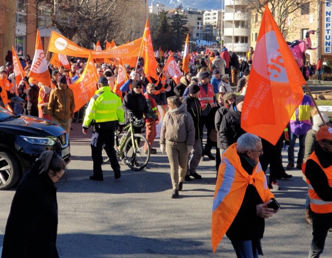 Manifestation contre la réforme des retraites à gap Manifestation contre la réforme des retraites à gap