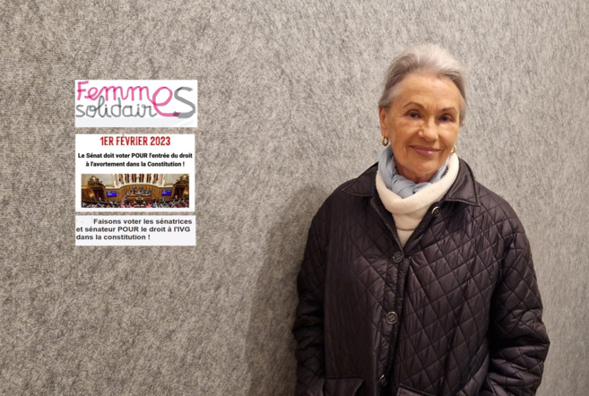 Femmes Solidaires devant le Sénat pour faire entrer le droit à l'avortement dans la constitution Femmes Solidaires devant le Sénat pour faire entrer le droit à l'avortement dans la constitution