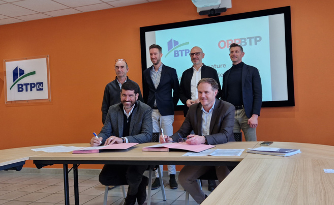 Un nouvel accord partenarial pour la prévention des risques professionnels au BTP 04 Un nouvel accord partenarial pour la prévention des risques professionnels au BTP 04