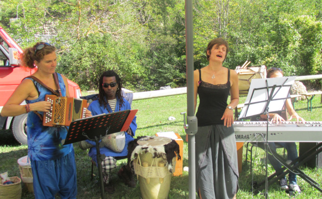 La musique était présente à l’inauguration des jardins solidaires dignois La musique était présente à l’inauguration des jardins solidaires dignois