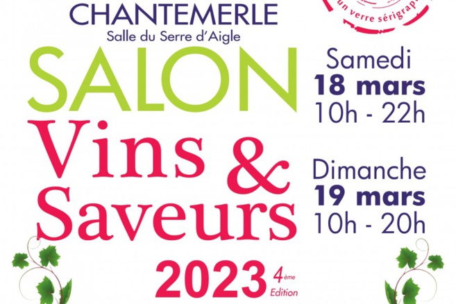 Réveillez vos papilles en venant à la 4 ème édition du salon Vins & Saveurs ! Réveillez vos papilles en venant à la 4 ème édition du salon Vins & Saveurs !