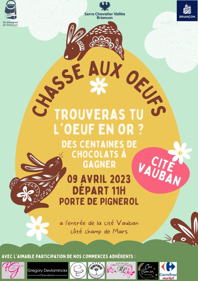 Chasse aux Oeufs à Briançon Chasse aux Oeufs à Briançon