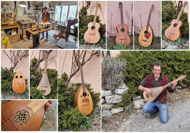 Michel Bonnin un luthier passionné au Mousteiret !