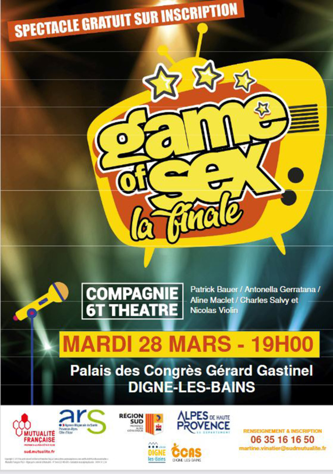 Game of sex, la finale - un spectacle thêatre de prévention de la Mutualité Française Game of sex, la finale - un spectacle thêatre de prévention de la Mutualité Française