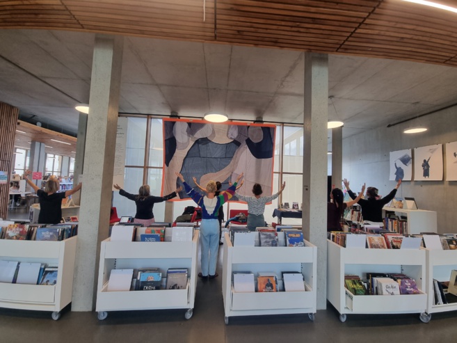 Open barre à la médiathèque de Briançon Open barre à la médiathèque de Briançon