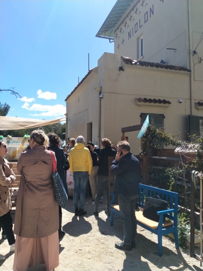 Jeudi 13 Avril 2023, présentation en gare de Niolon Jeudi 13 Avril 2023, présentation en gare de Niolon