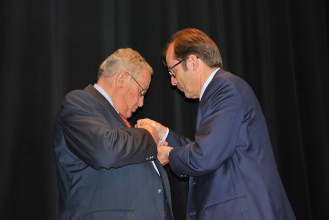 Jean-Claude Redolfi a été honoré hier Jean-Claude Redolfi a été honoré hier