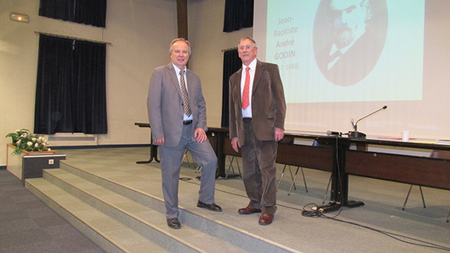 Au XIXème siècle, l’inventeur du Poêle Godin a aussi créé un palais social pour ses ouvriers. Au XIXème siècle, l’inventeur du Poêle Godin a aussi créé un palais social pour ses ouvriers.